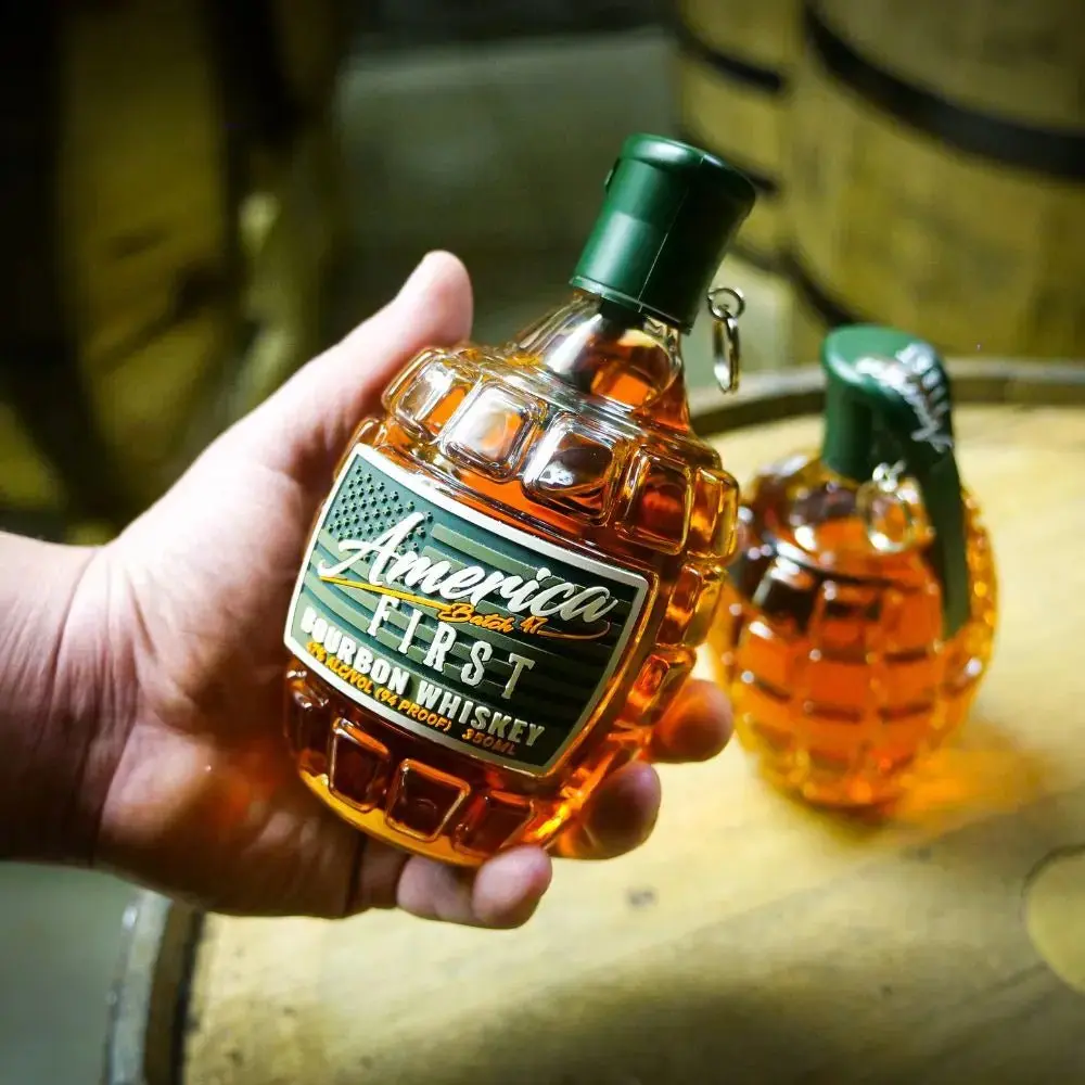 America First Grenade Straight Bourbon Whiskey 2 Pack - Image 3