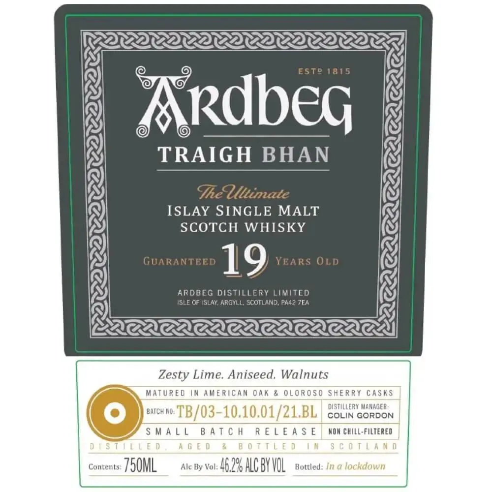Ardbeg Traigh Bhan 19 Year Old Batch 3 - Image 2