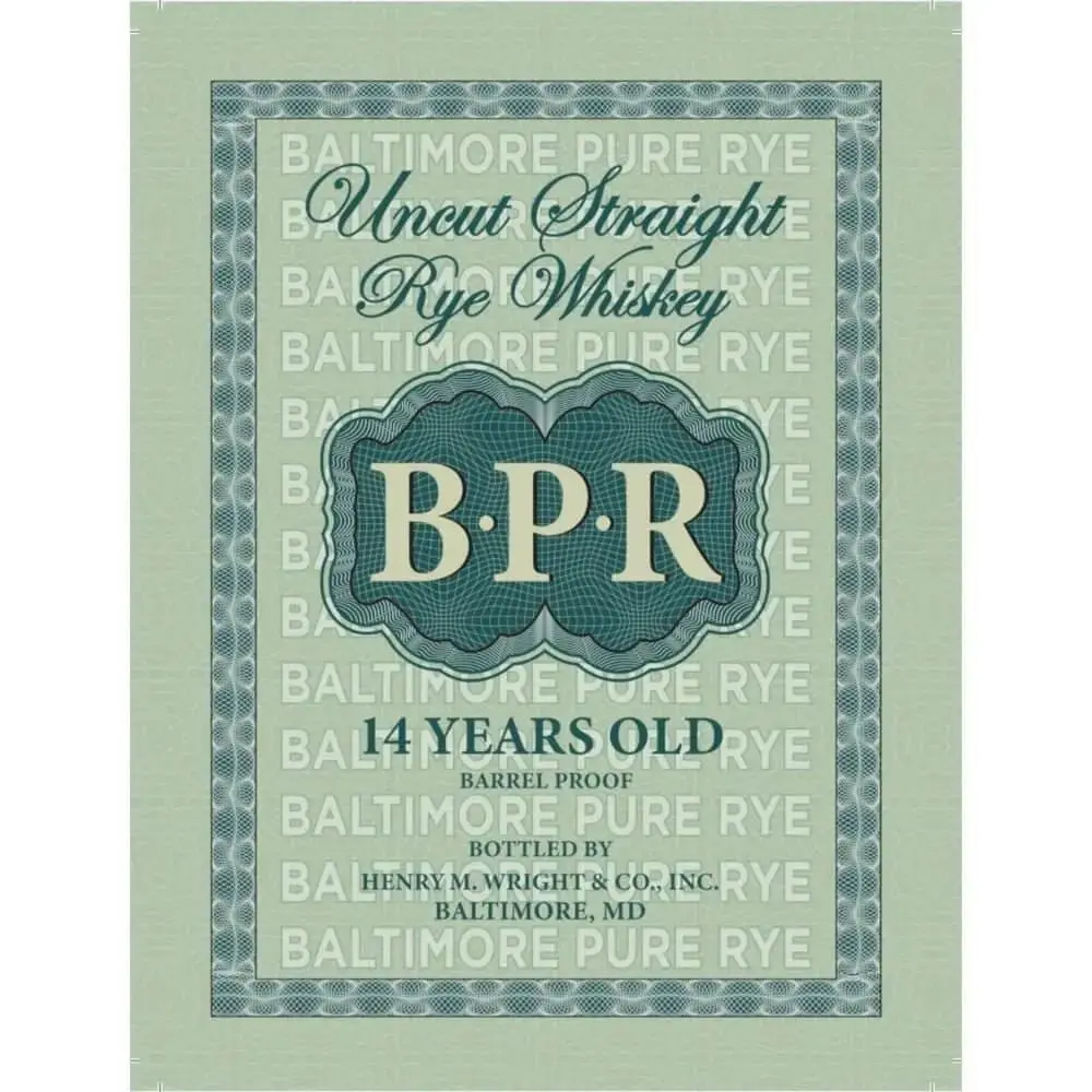 Baltimore Pure Rye 14 Year Old Uncut Straight Rye