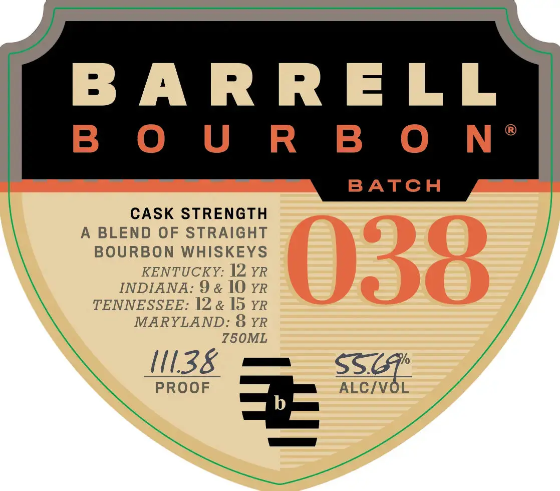 Barrell Bourbon Batch 038 Cask Strength Bourbon Whiskey