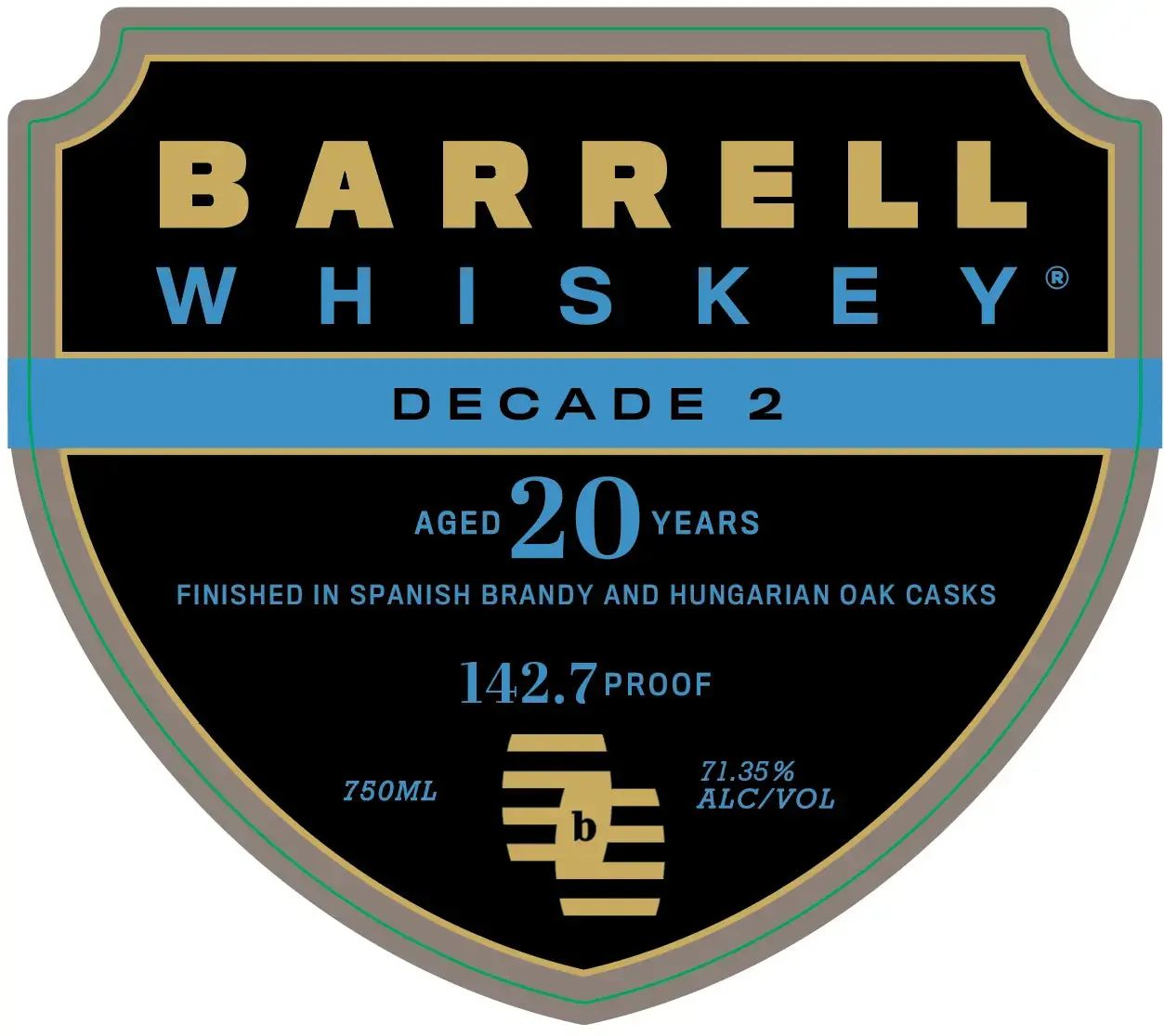 Barrell Whiskey Decade 2 20 Year Canadian Whiskey 750mL