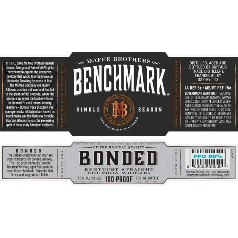 Benchmark Bonded 750mL - Image 2