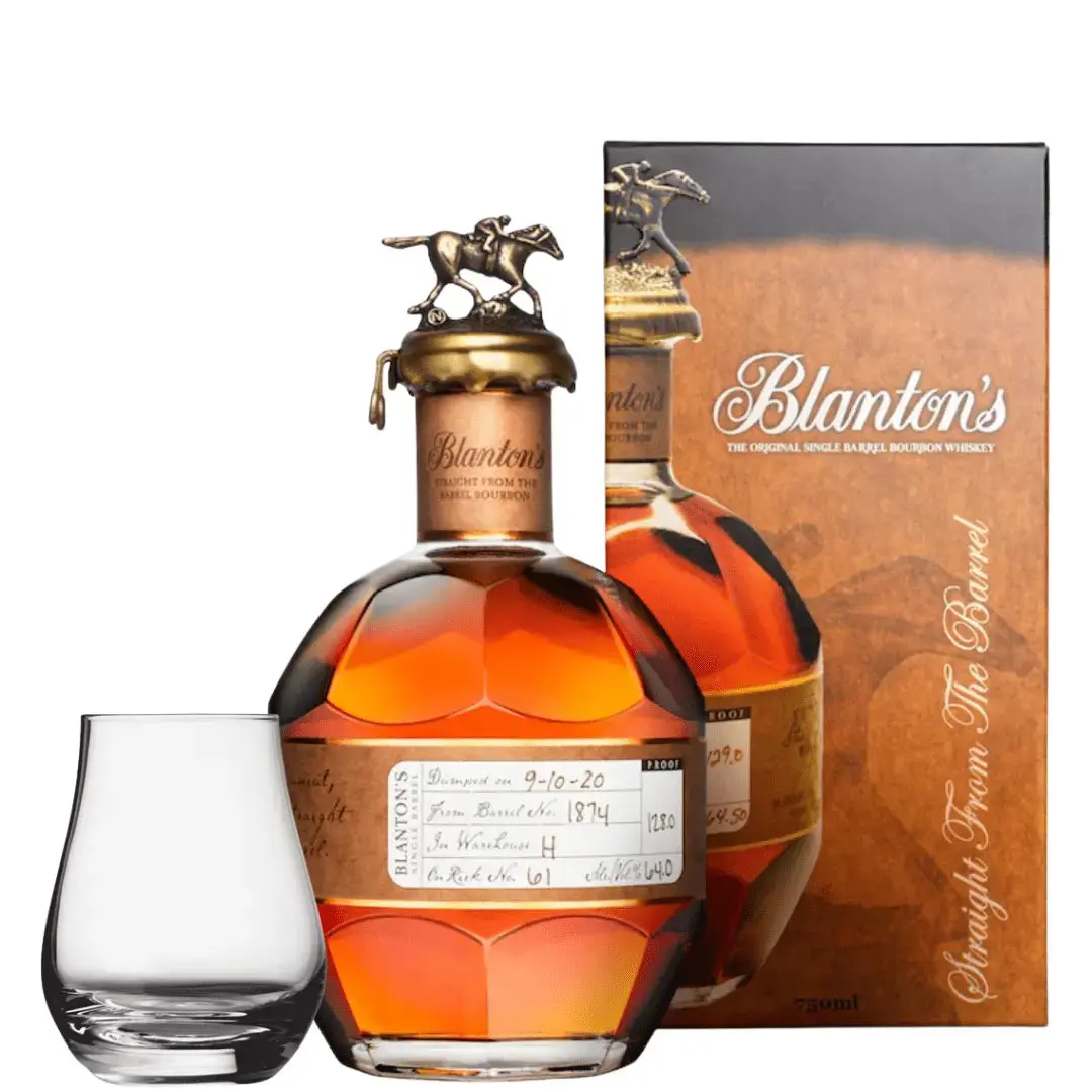 Blantonās Straight From The Barrel 700ml with Spey Dram Glass