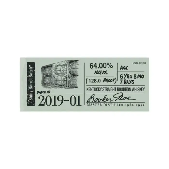 Booker's Bourbon 2019-02 “Shiny Barrel Batch”