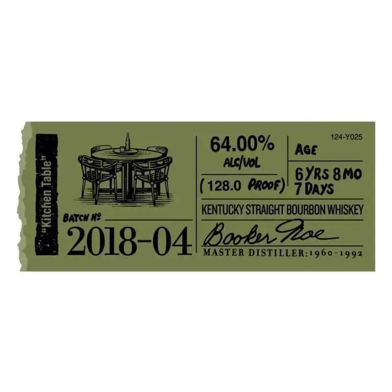 Booker's Bourbon Batch 2018-04 "Kitchen Table" - Image 2