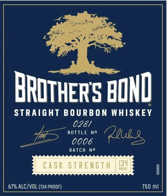 Brother’s Bond Cask Strength Straight Bourbon Whiskey