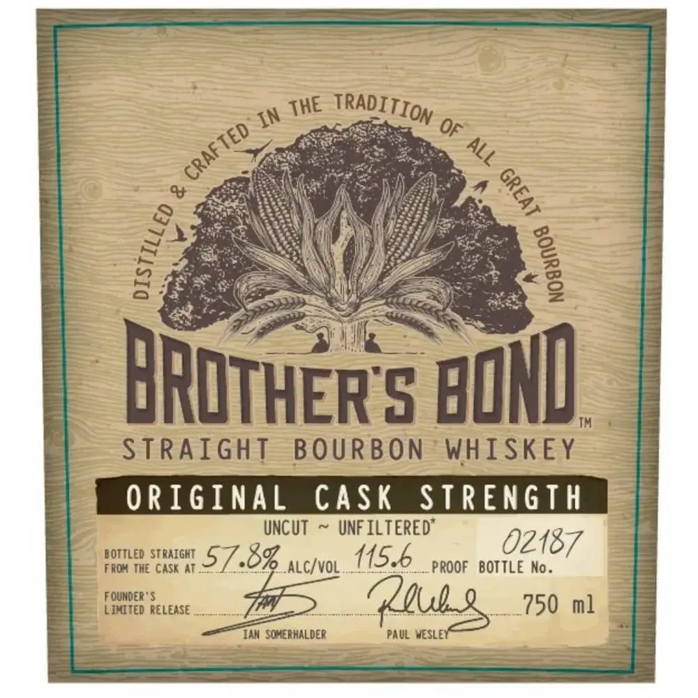 Brother's Bond Cask Strength Bourbon By Ian Somerhalder & Paul Wesley - Image 2