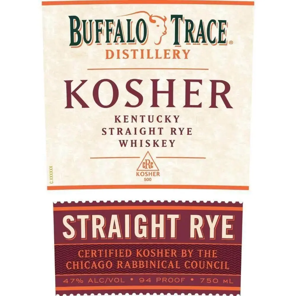 Buffalo Trace Kosher Straight Rye Whiskey - Image 2