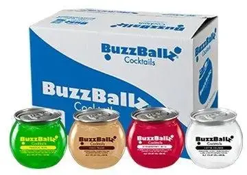 BuzzBallz Cocktails Classic Variety Pack 187mL 24 Pack Case