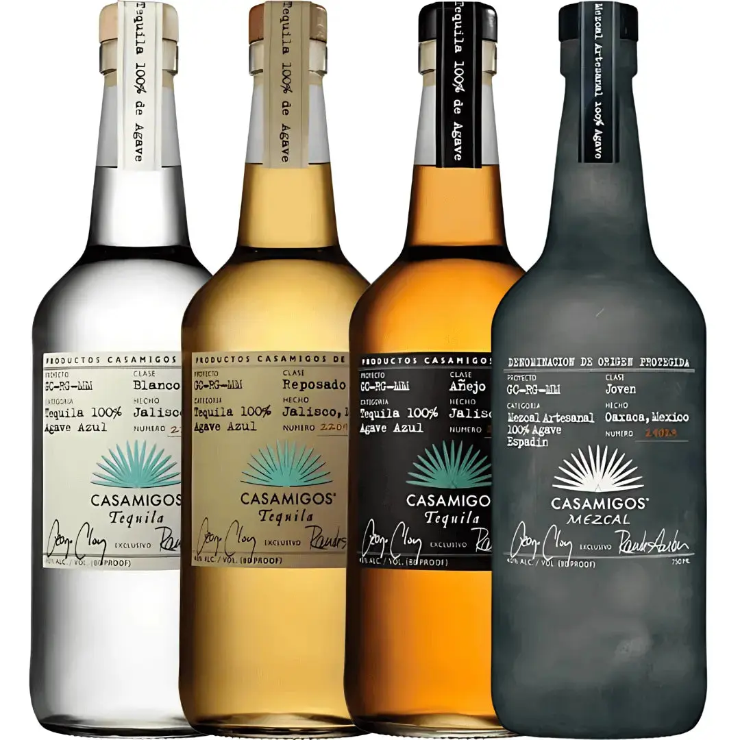 Casamigos Tequila Bundle: Blanco, Reposado, AƱejo & Mezcal
