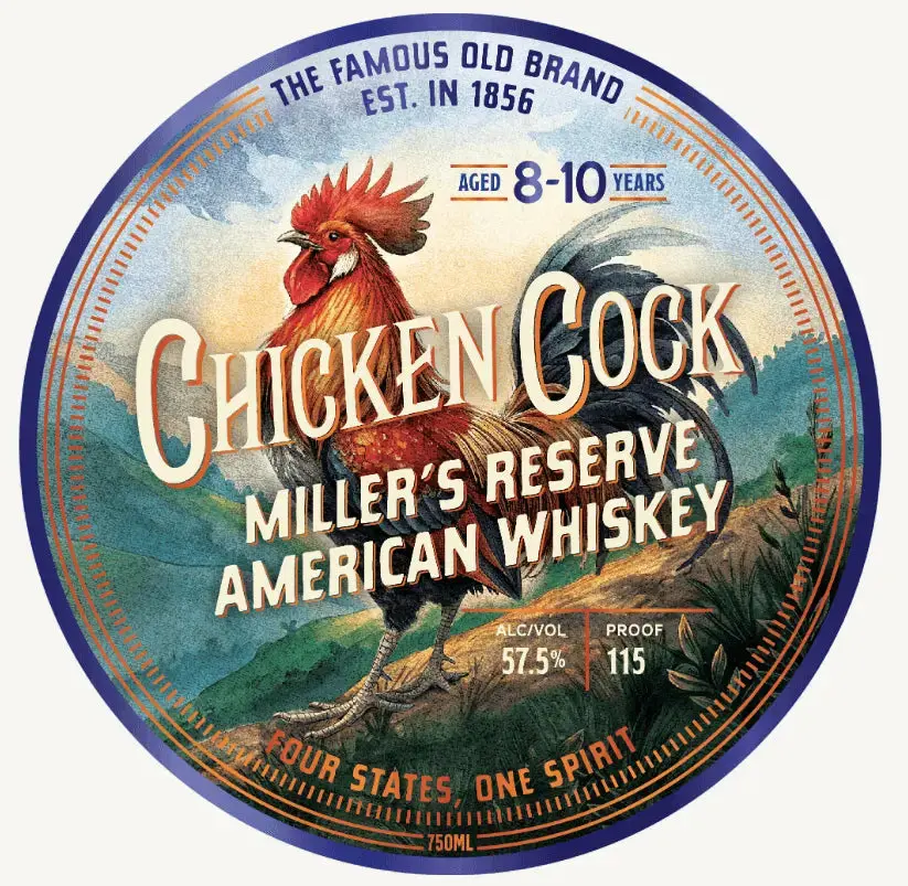 Chicken Cock Miller’s Reserve American Whiskey
