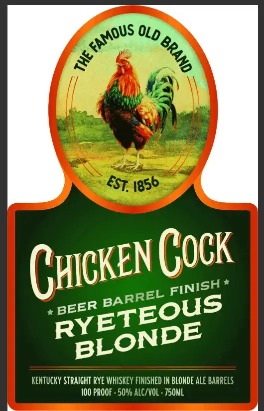 Chicken Cock Ryeteous Blonde Kentucky Straight Rye Whiskey (PRE-ORDER) - Image 2