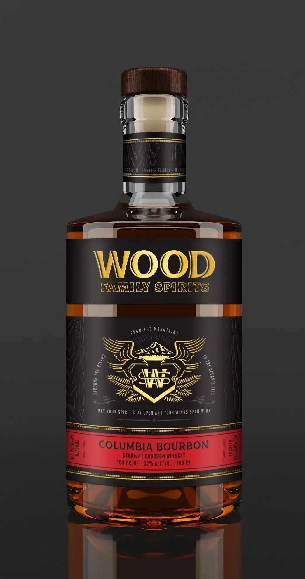 Wood Family Spirits Columbia Bourbon 750mL