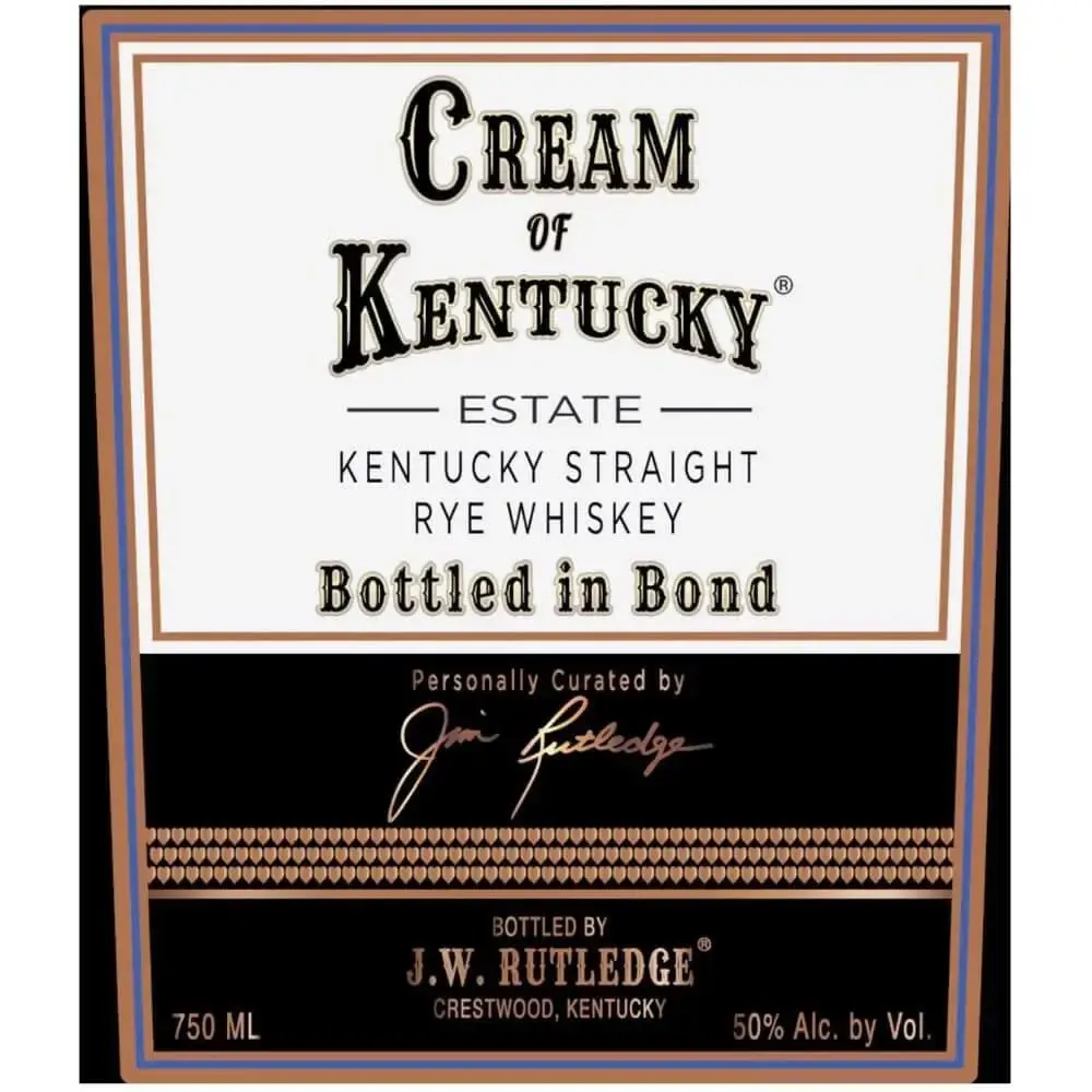 Cream of Kentucky Bottled in Bond Kentucky Straight Rye - Image 2