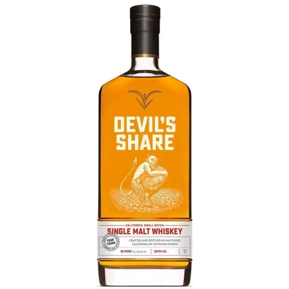 Cutwater Spirits Devil's Share Single Malt Whiskey
