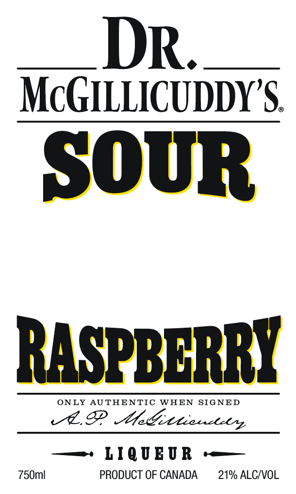 Dr. McGillicuddy's Sour Raspberry Liqueur