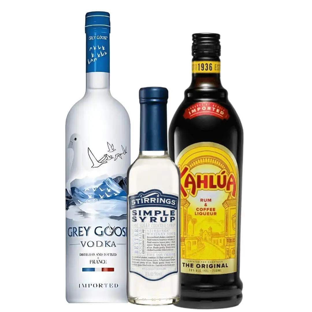 Espresso Martini Cocktail Kit: Grey Goose, KahlĂșa, Stirrings Simple