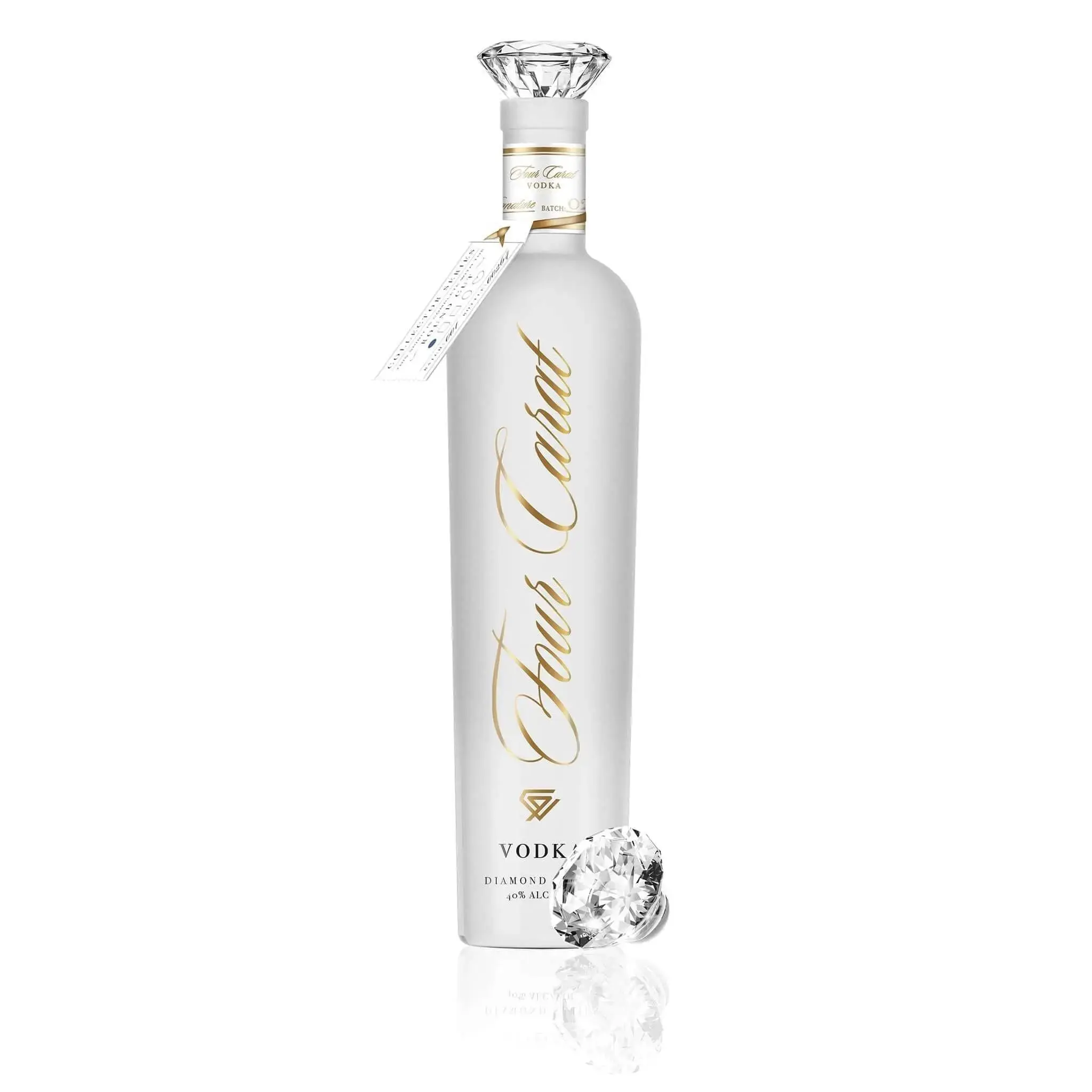 Four Carat Vodka Collectors Edition With Diamond Cut Closure - Image 8