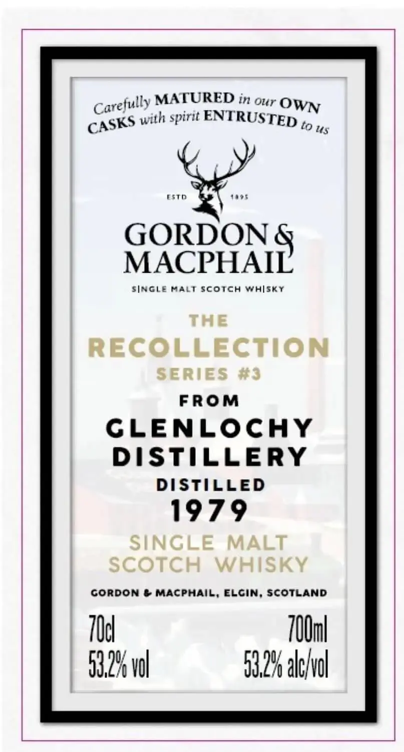 Gordon & MacPhail The Recollection Series #3 Glenlochy 1979 Single Malt Scotch Whisky 700mL