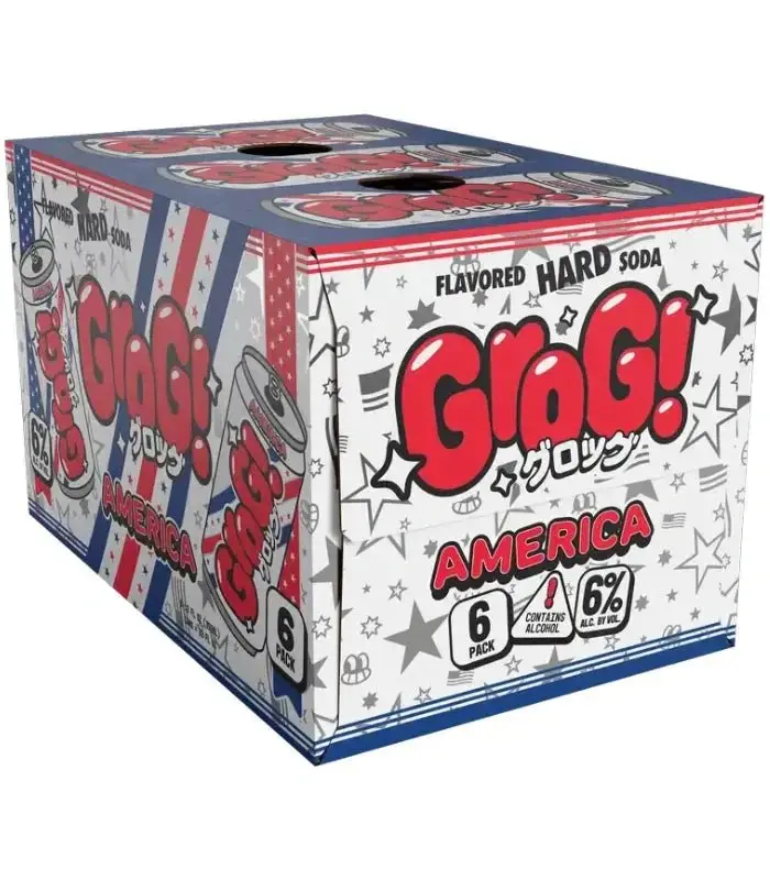 Grog! America Flavored Hard Soda 6-Pack
