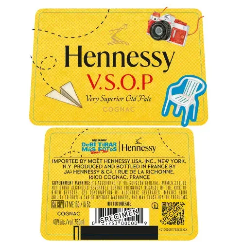 Hennessy V.S.O.P x Bad Bunny Debà Tirar Más Fotos Limited Edition Cognac
