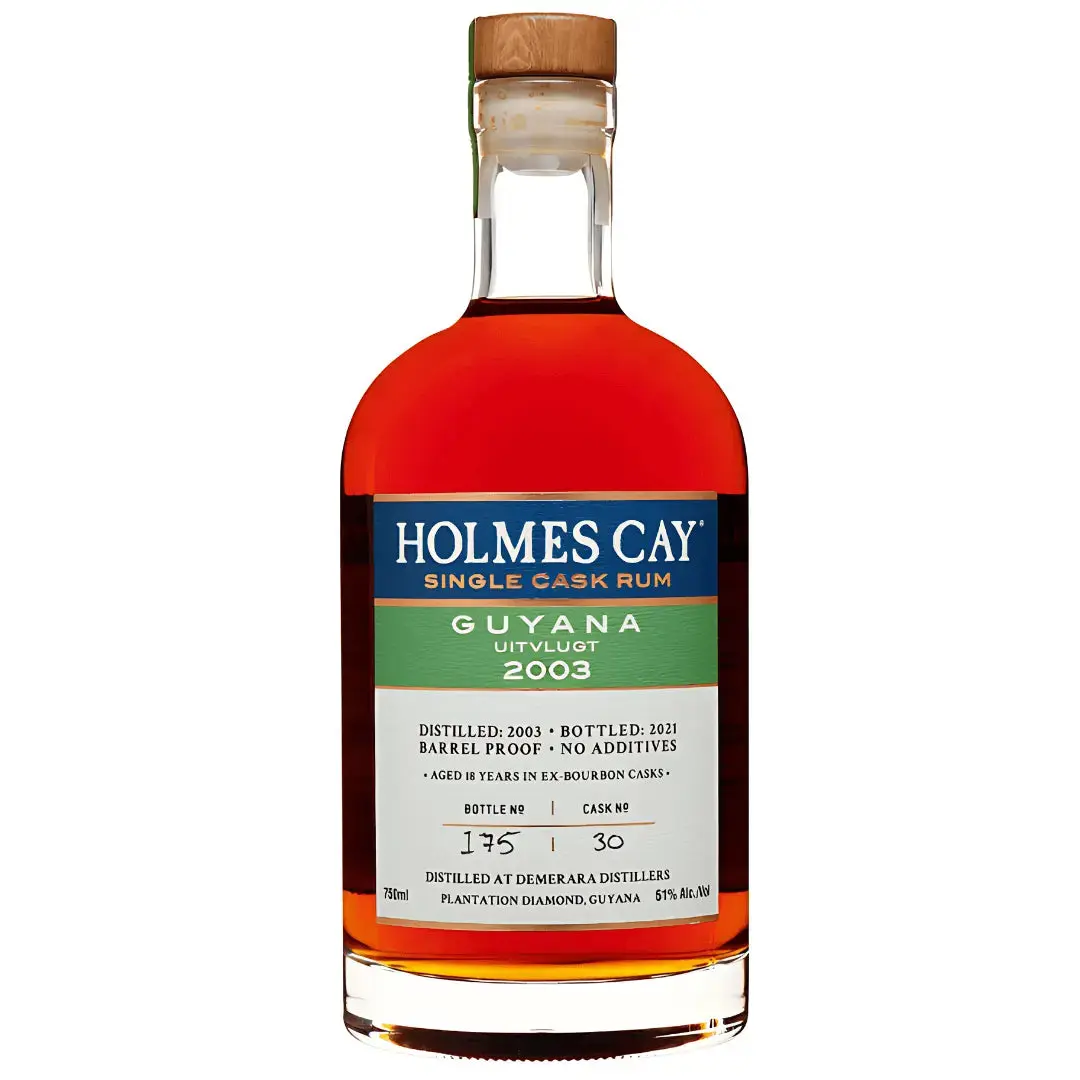 Holmes Cay Guyana Uitvlugt 2003 Single Cask Rum