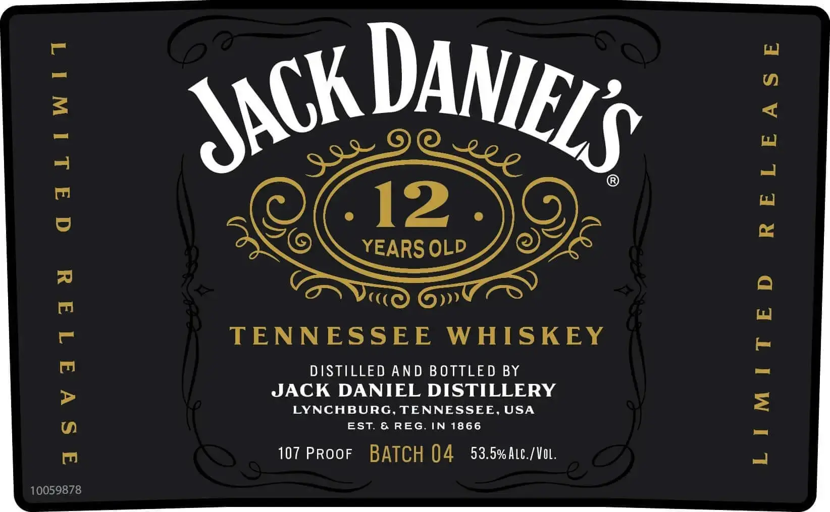 Jack Daniel's 12 Year Old Tennessee Whiskey Batch 04 - Image 2