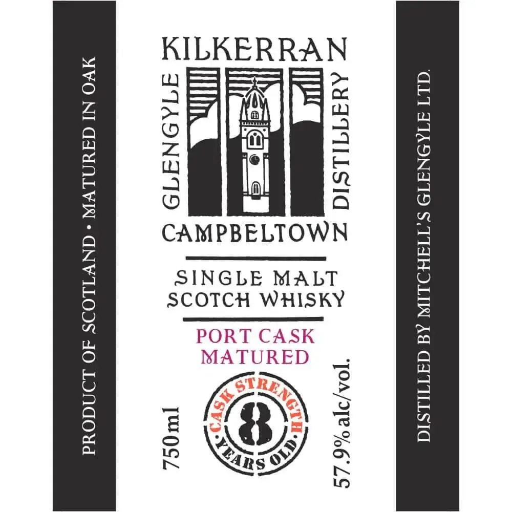 Kilkerran 8 Year Old Cask Strength Port Cask Matured - Image 2
