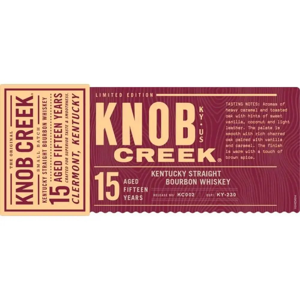 Knob Creek 15 Year Old 2021 Limited Edition - Image 2