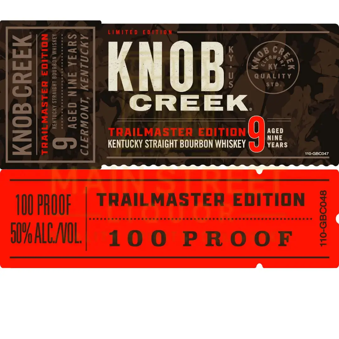 Knob Creek 9 Year Trailmaster Edition Kentucky Straight Bourbon Whiskey