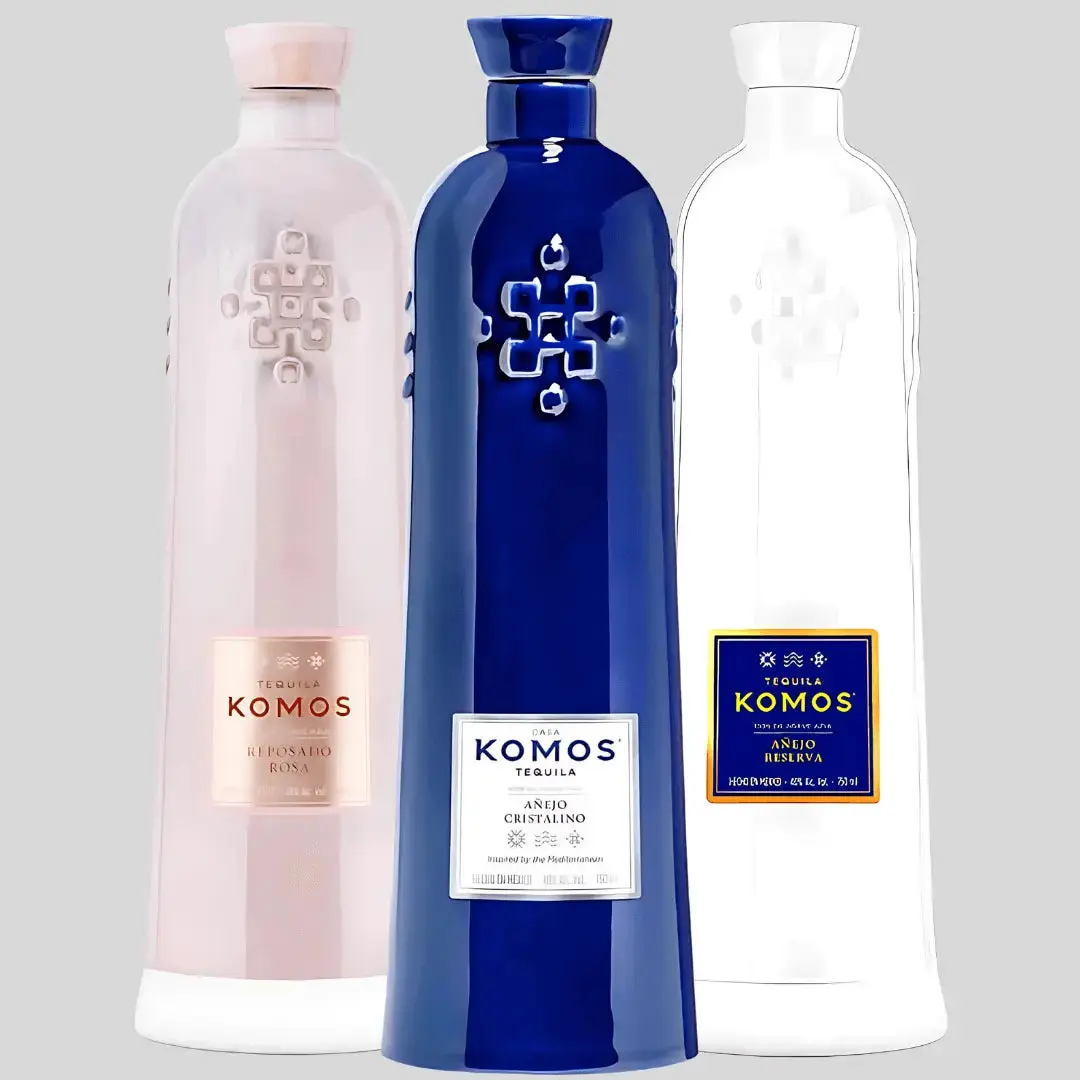 Komos Prestige Pack Bundle: AƱejo Cristalino, AƱejo Reserva & Reposado Rosa