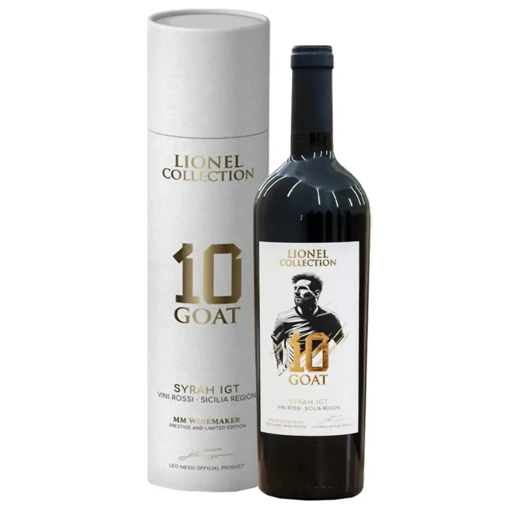 Lionel Collection 10 GOAT Syrah IGT Red Wine by Lionel Messi