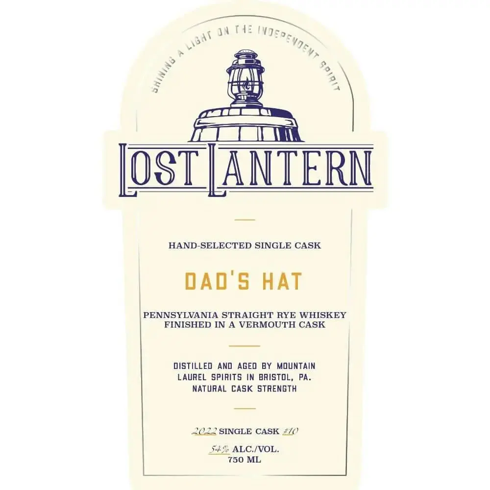 Lost Lantern Dad’s Hat Vermouth Cask Finished Pennsylvania Straight Rye