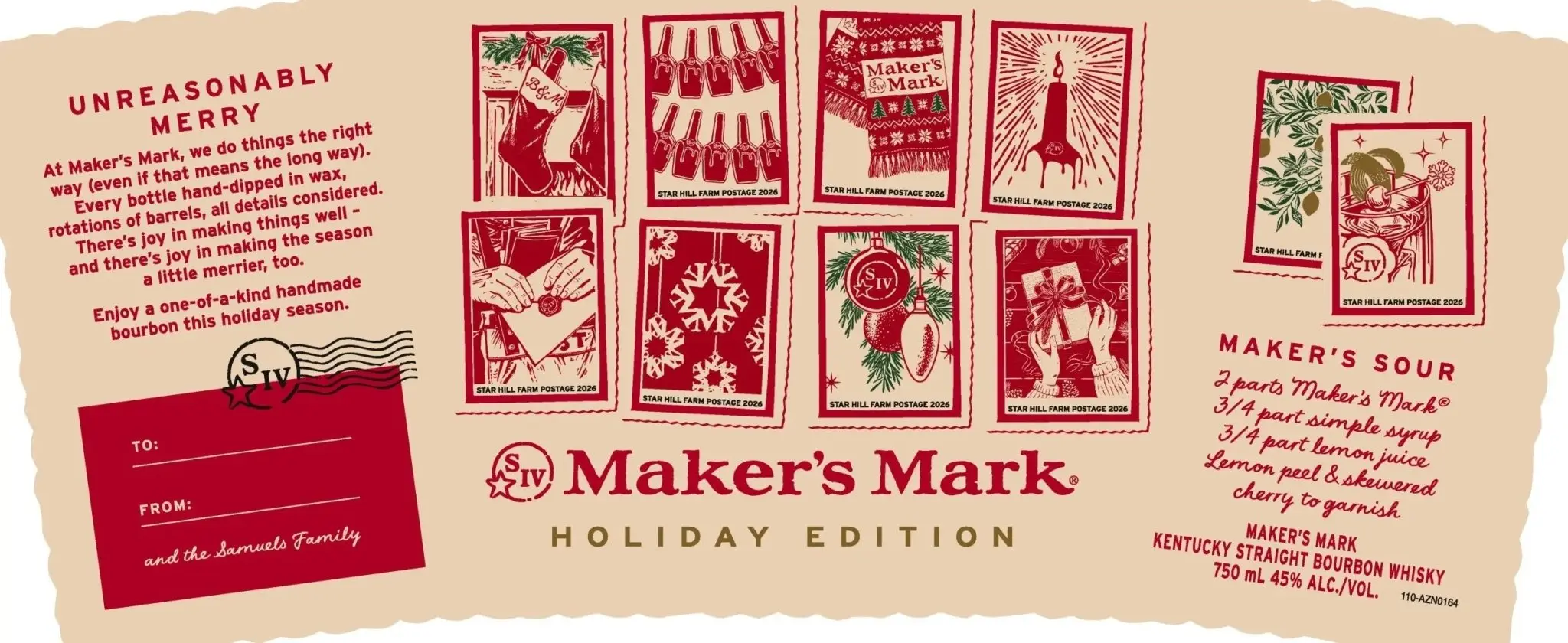 Maker’s Mark Holiday Edition Kentucky Straight Bourbon Whiskey