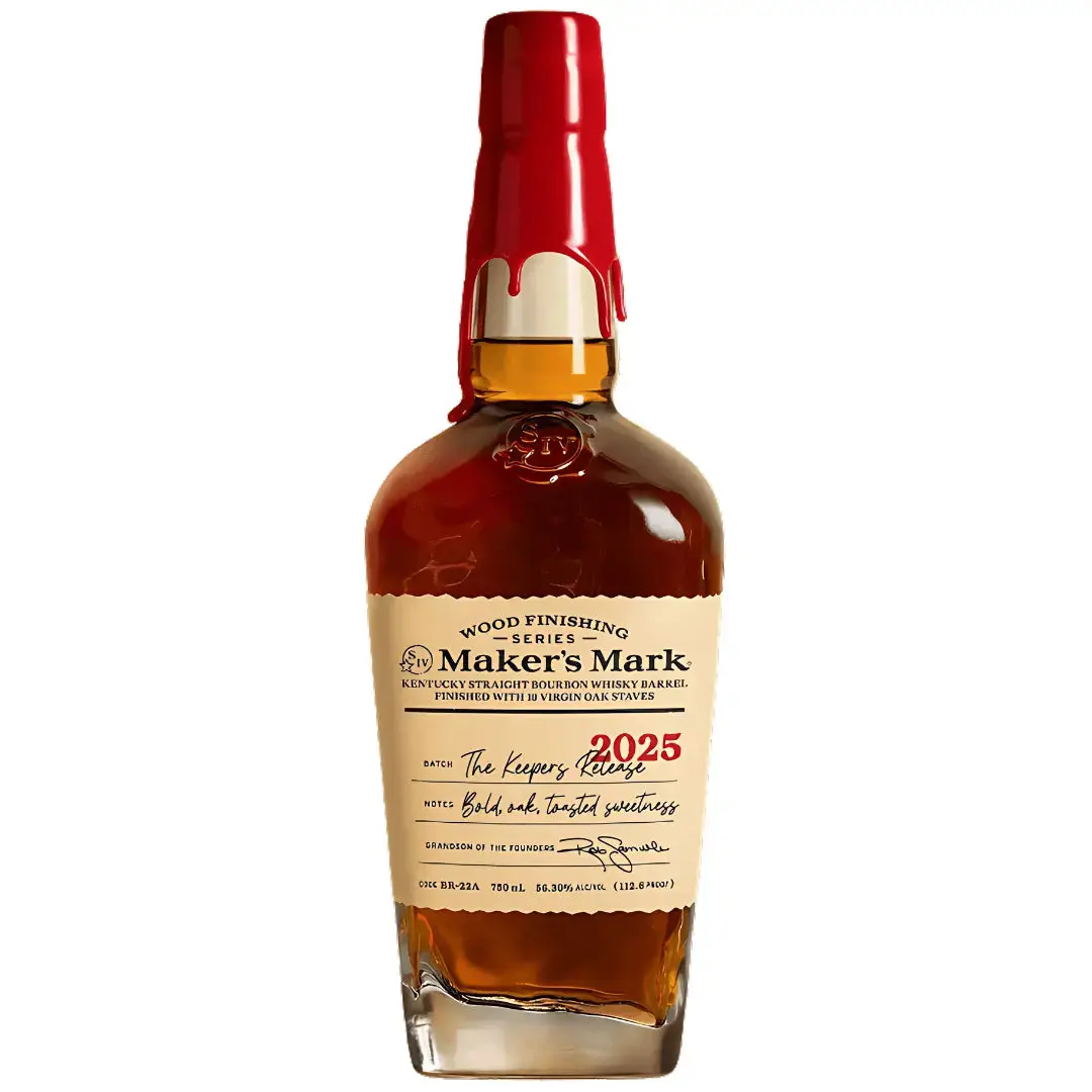 Makers Mark Wood Finishing Series 2025 Keeperās Release Bourbon