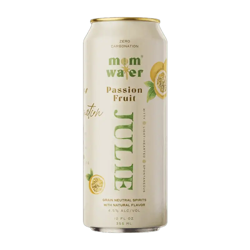 Mom Water Julie - Passion Fruit Cocktail 12.oz 4 Pack - Image 2