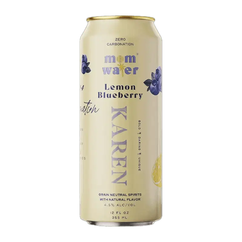 Mom Water Karen - Lemon Blueberry Cocktail 12.oz 4 Pack - Image 2