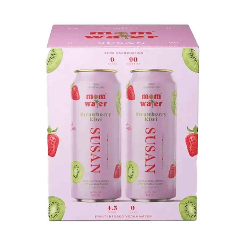 Mom Water Susan - Strawberry Kiwi Cocktail 12.oz 4 Pack