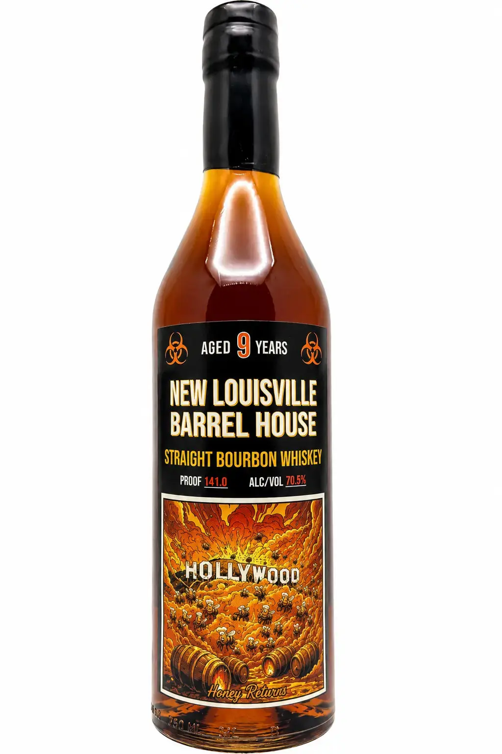 New Louisville 9 Year Bourbon âHollywood Honey Returnsâ Straight Bourbon Whiskey