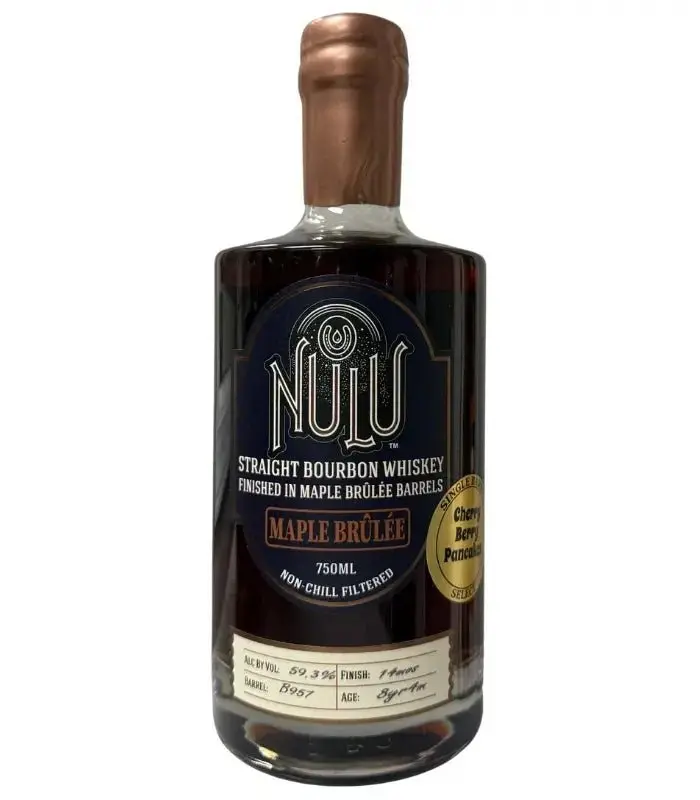 Nulu 8 Year Single Barrel Bourbon Maple Brûlée Cherry Berry Pancakes
