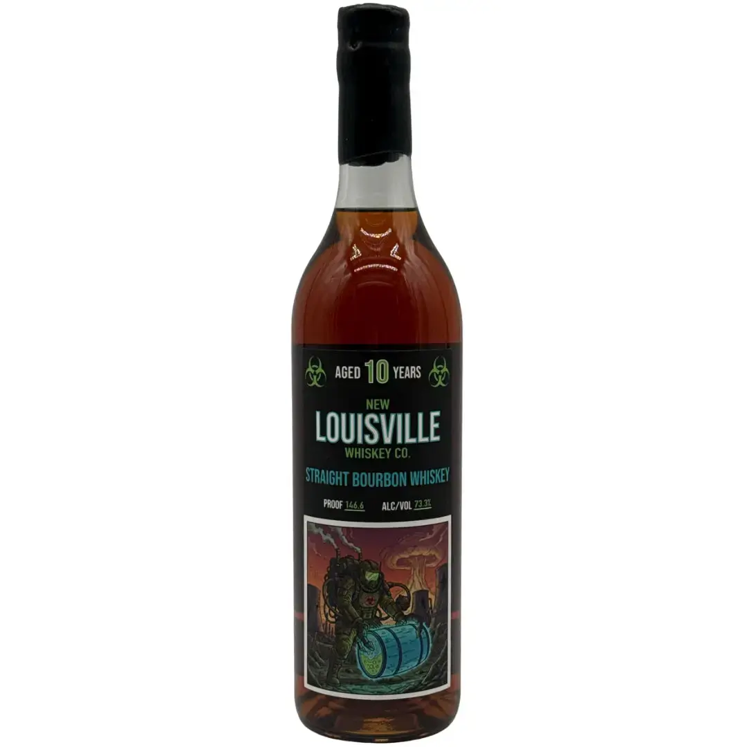 NULU New Louisville Whiskey Co. 10 Year âNuclear Nectarâ Hazmat Bourbon 146.6 Proof