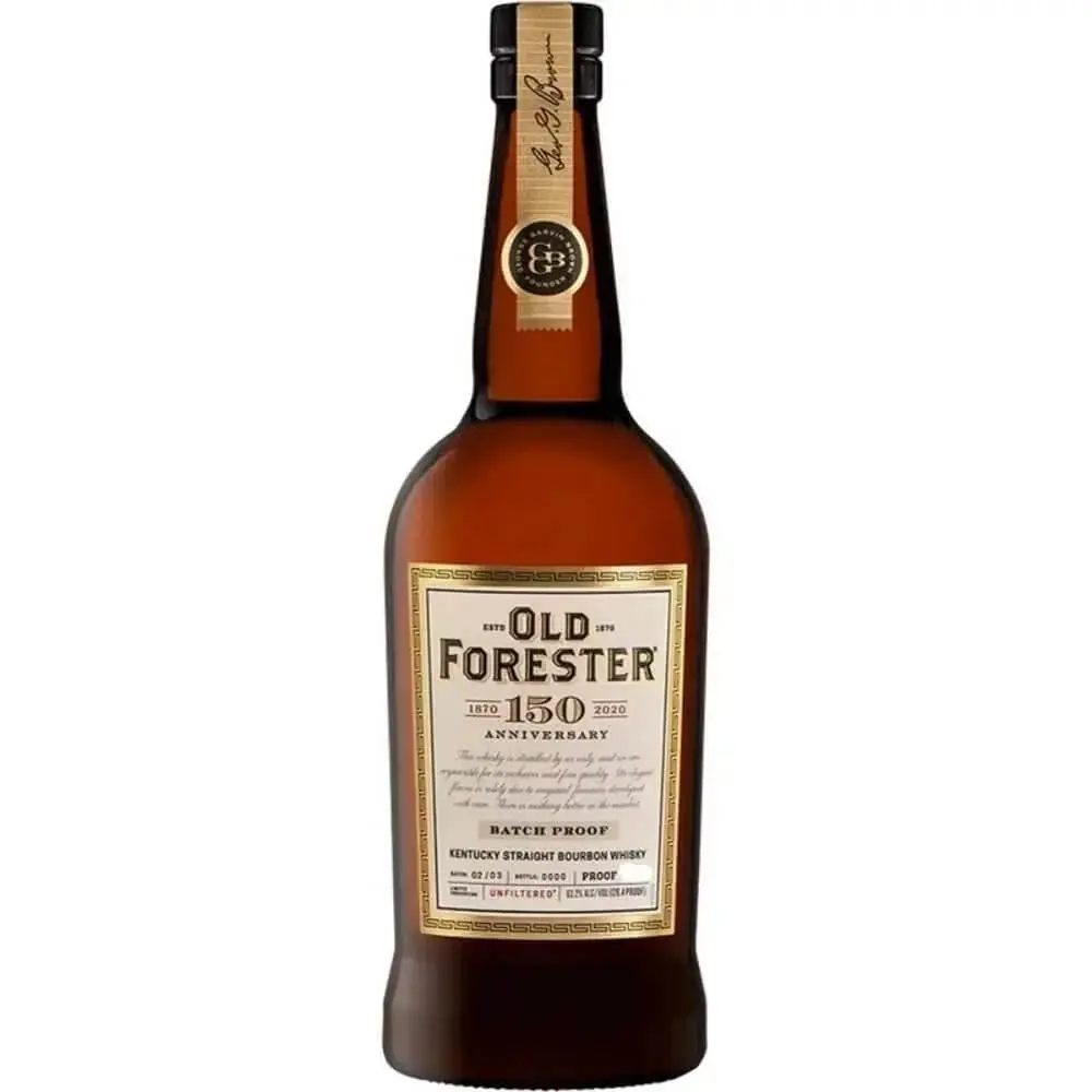 Old Forester 150th Anniversary Batch Proof Bourbon Set Batch 1, 2 & 3