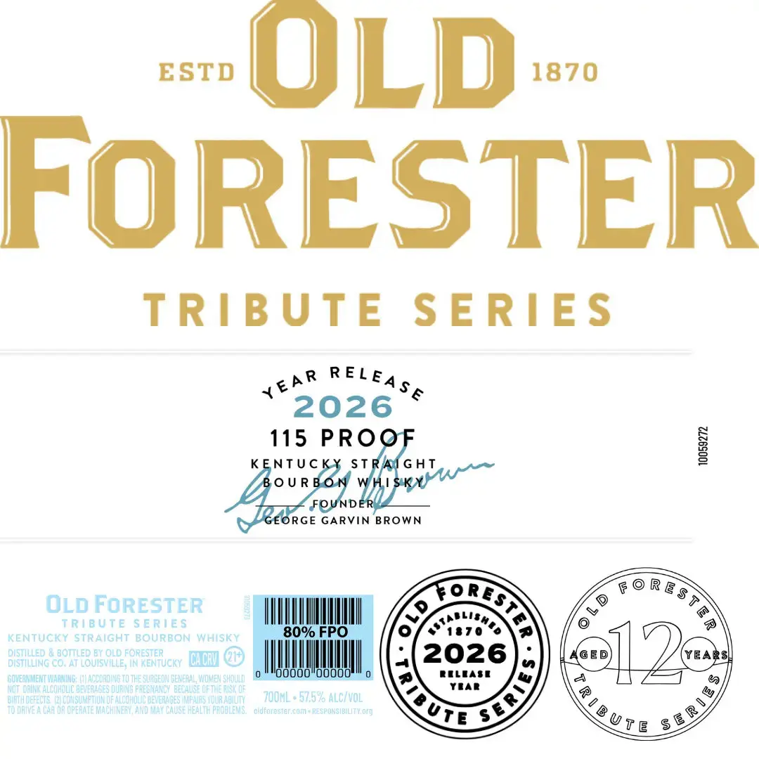 Old Forester Tribute Series 2026 12 Year Aged Kentucky Straight Bourbon 700mL