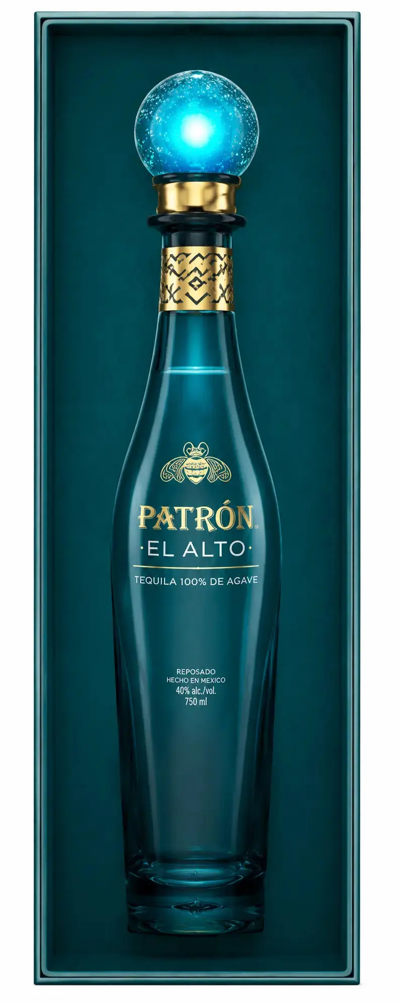 PATRON EL ALTO LIGHT UP BOTTLE