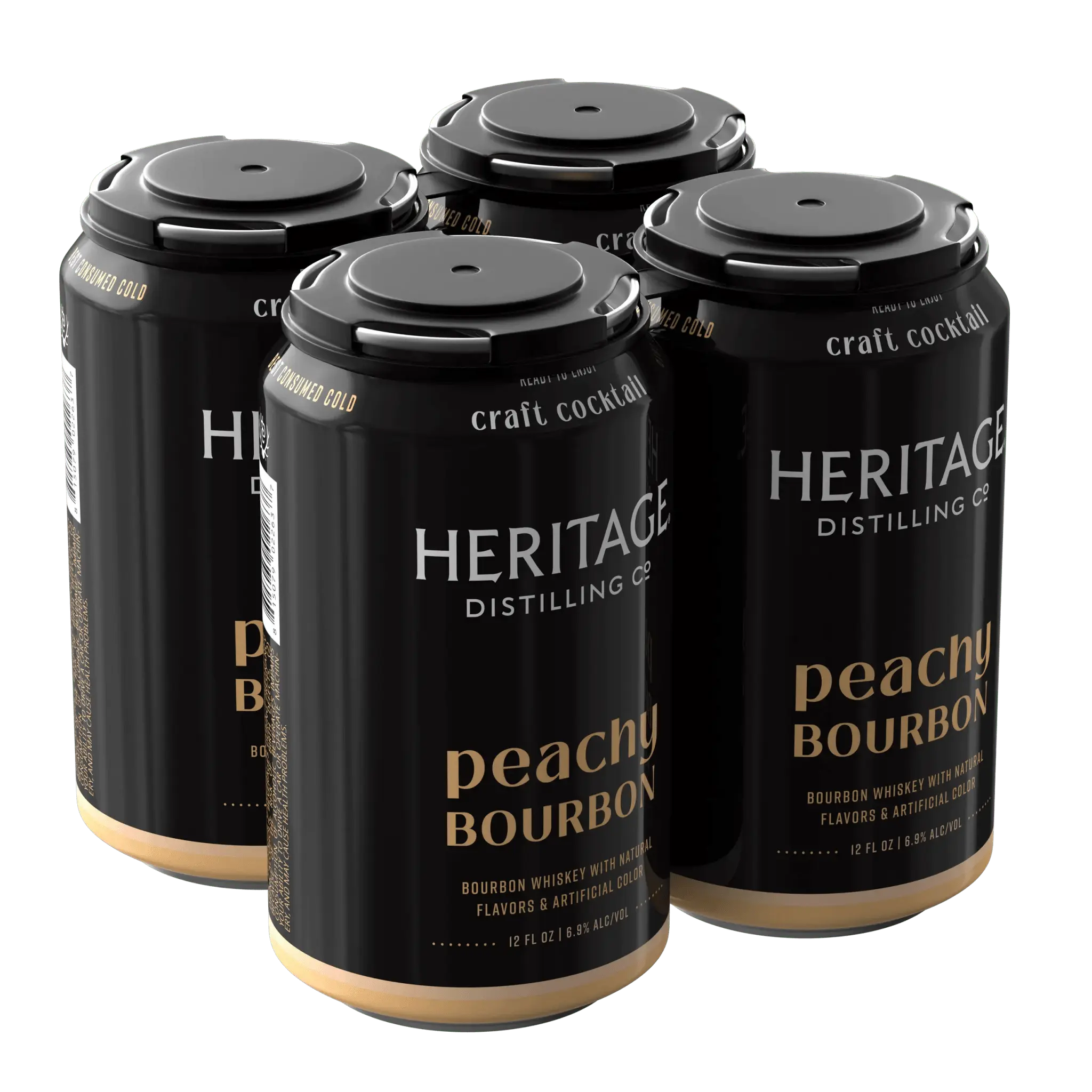 Heritage Distilling Co Peachy Bourbon 4 Pack Cans