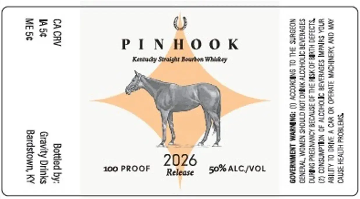 Pinhook 2026 Release Kentucky Straight Bourbon Whiskey 100 Proof