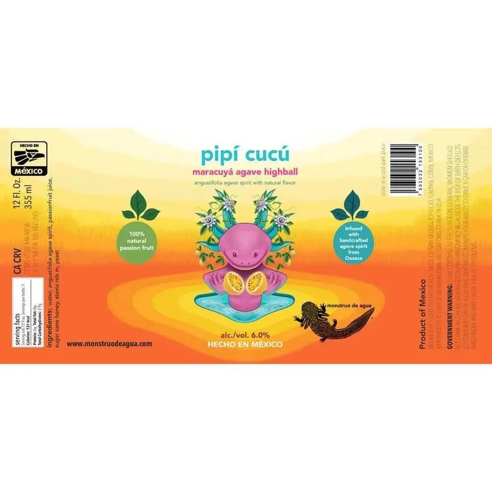 Pipí Cucú Maracuyá Agave Highball 24PK