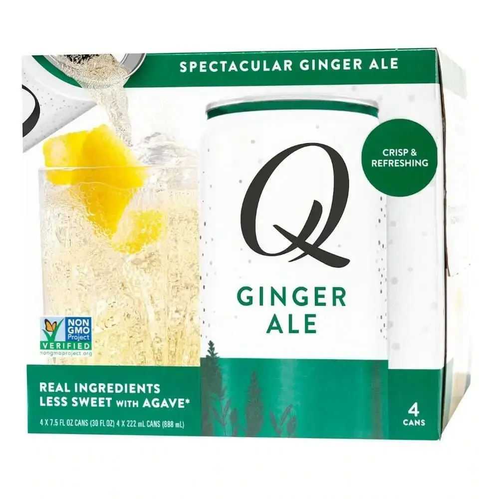 Q Ginger Ale by Joel McHale 4pk - Image 2