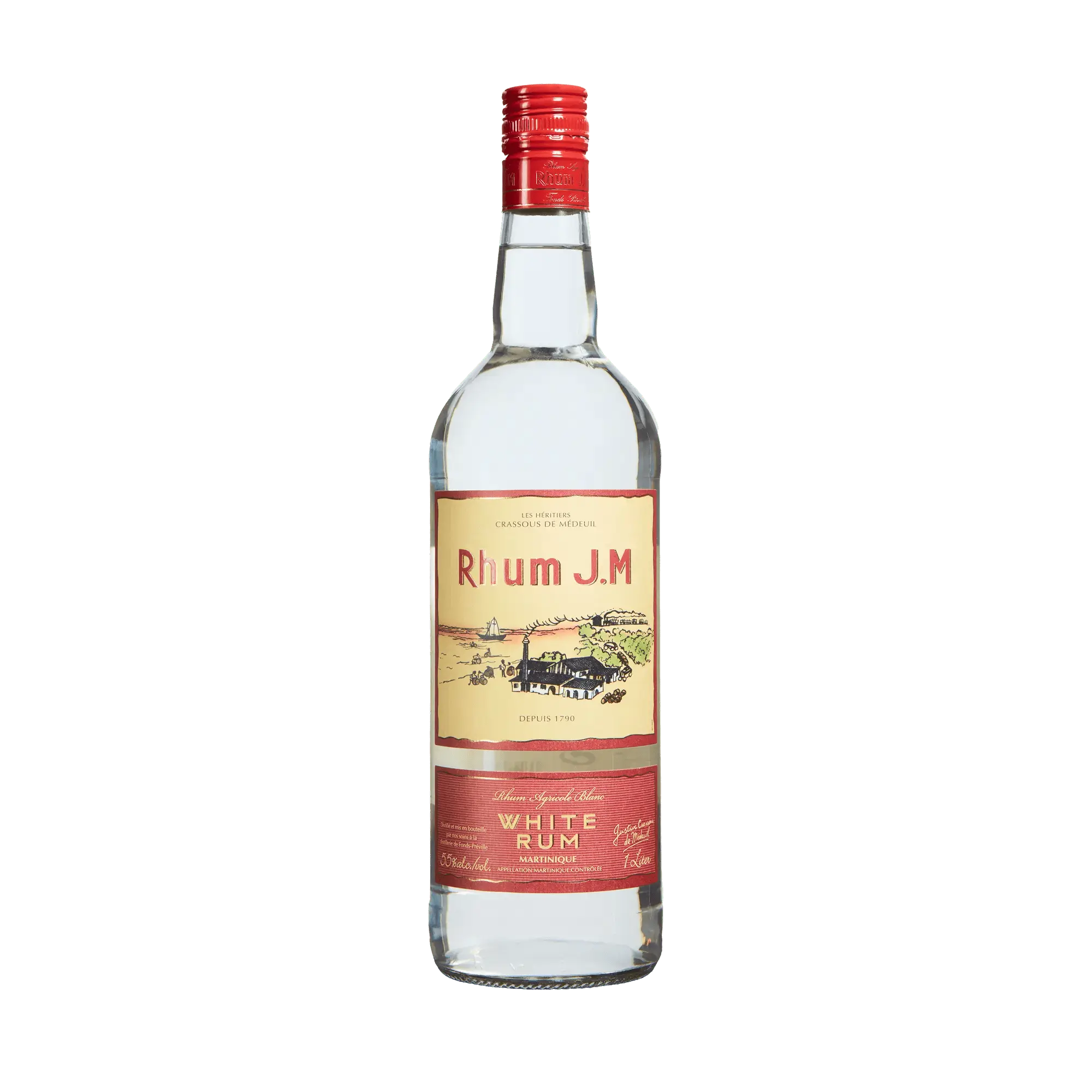 Rhum J.M. Agricole Blanc 110 Proof White Rum