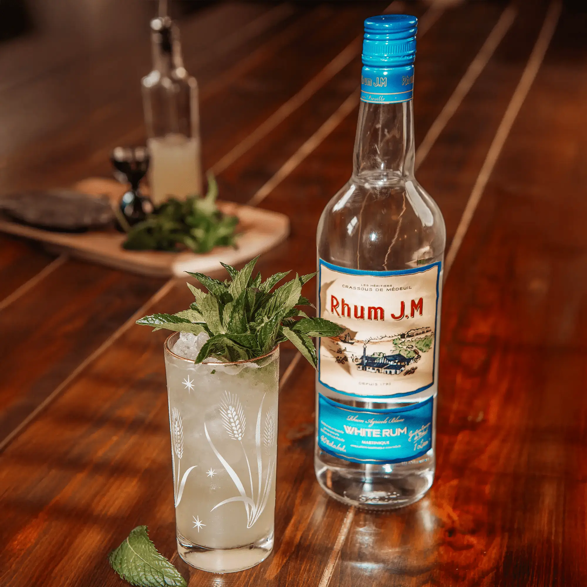 Rhum J.M. Agricole Blanc 40 White Rum - Image 2